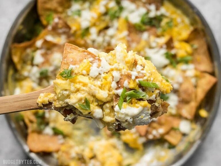 Green Chile Migas Budget Bytes