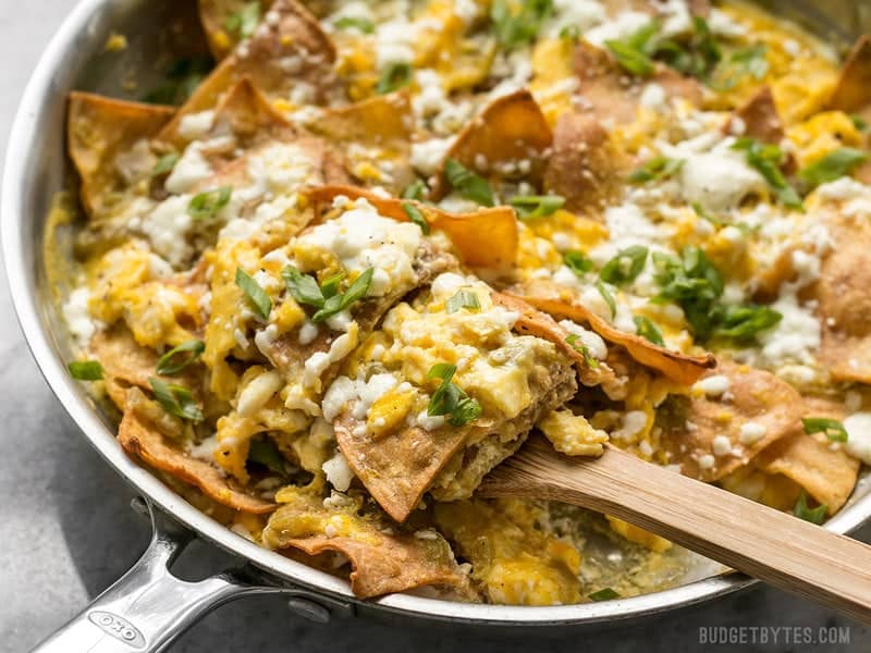 Green Chile Migas Budget Bytes