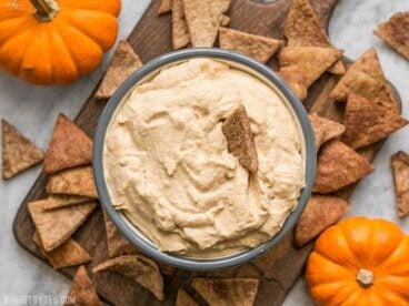 This Pumpkin Cheesecake Mousse is a super light and fluffy dessert packed with fall spices and just enough sweetness to balance the pumpkiny flavor. BudgetBytes.com