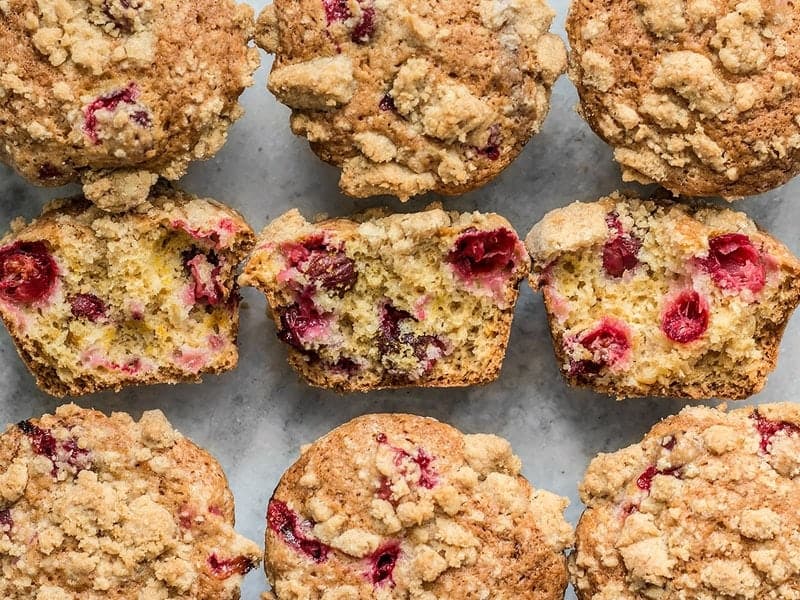 These Orange Cranberry Muffins are a holiday staple in my house and extras can be frozen for a quick treat whenever the craving hits. BudgetBytes.com