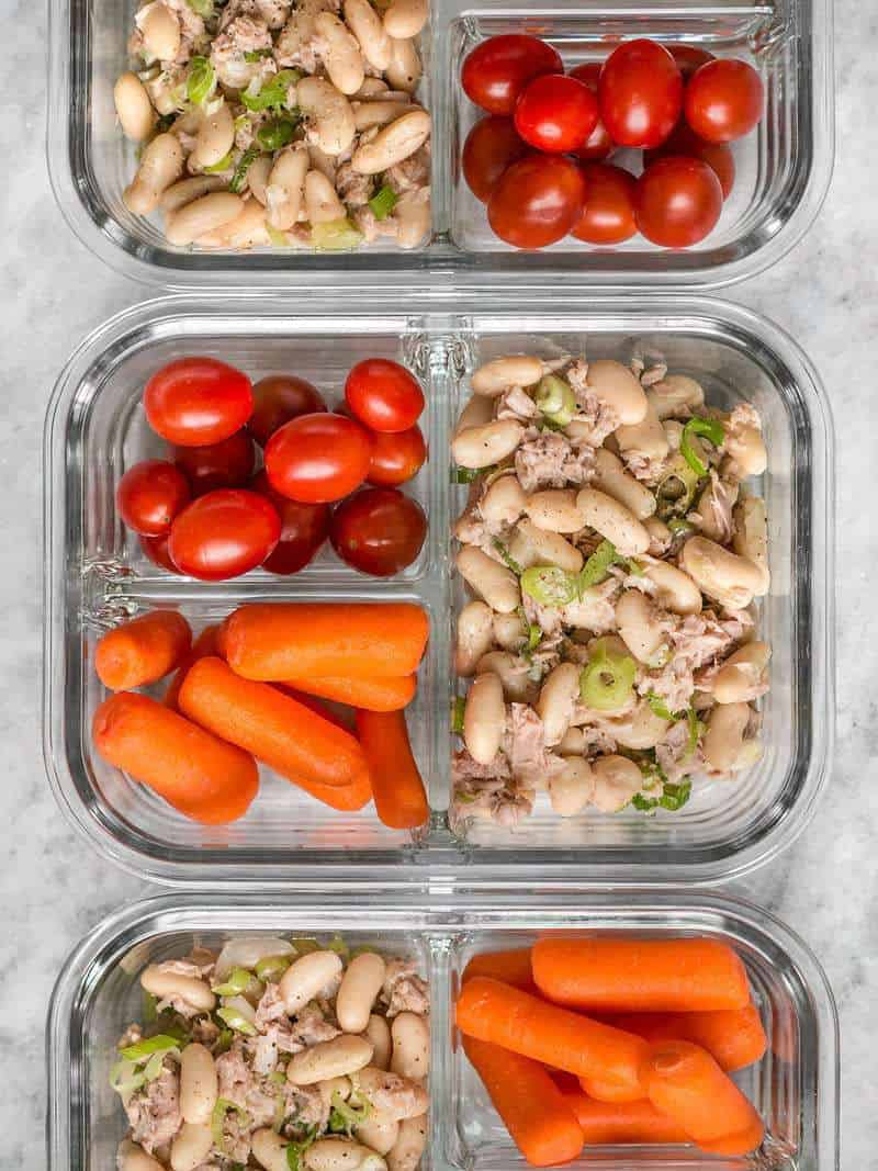 The Tuna Salad Lunch Box - No Cook Lunch Idea - Budget Bytes