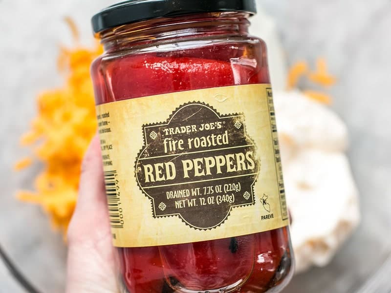 Jar of Fire Roasted Red Peppers