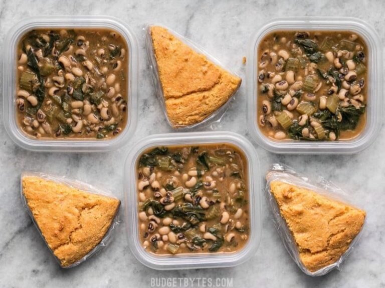 Black Eyed Peas Meal Prep Budget Bytes