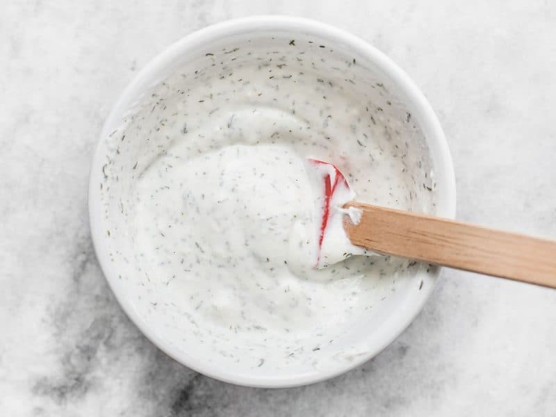 Dill Yogurt Sauce Mixed