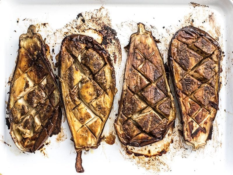 Roasted Eggplant Flipped