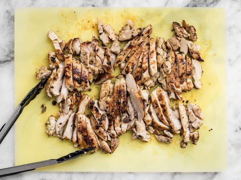 Slice Chicken Thighs