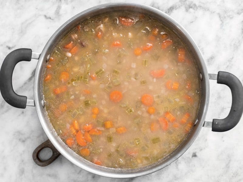 Simmered Beans and vegetables