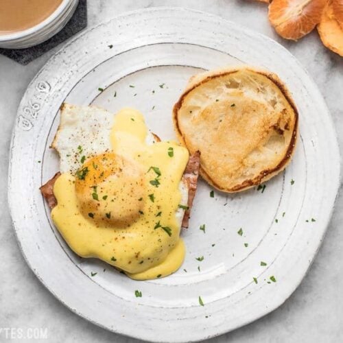 Almost Eggs Benedict is the easy and approachable version of the brunch classic, scaled back and scaled down to feed just to on a lazy weekend morning. BudgetBytes.com