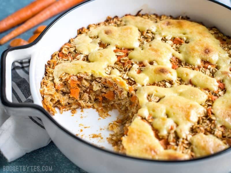 Carrot Cake Baked Oatmeal