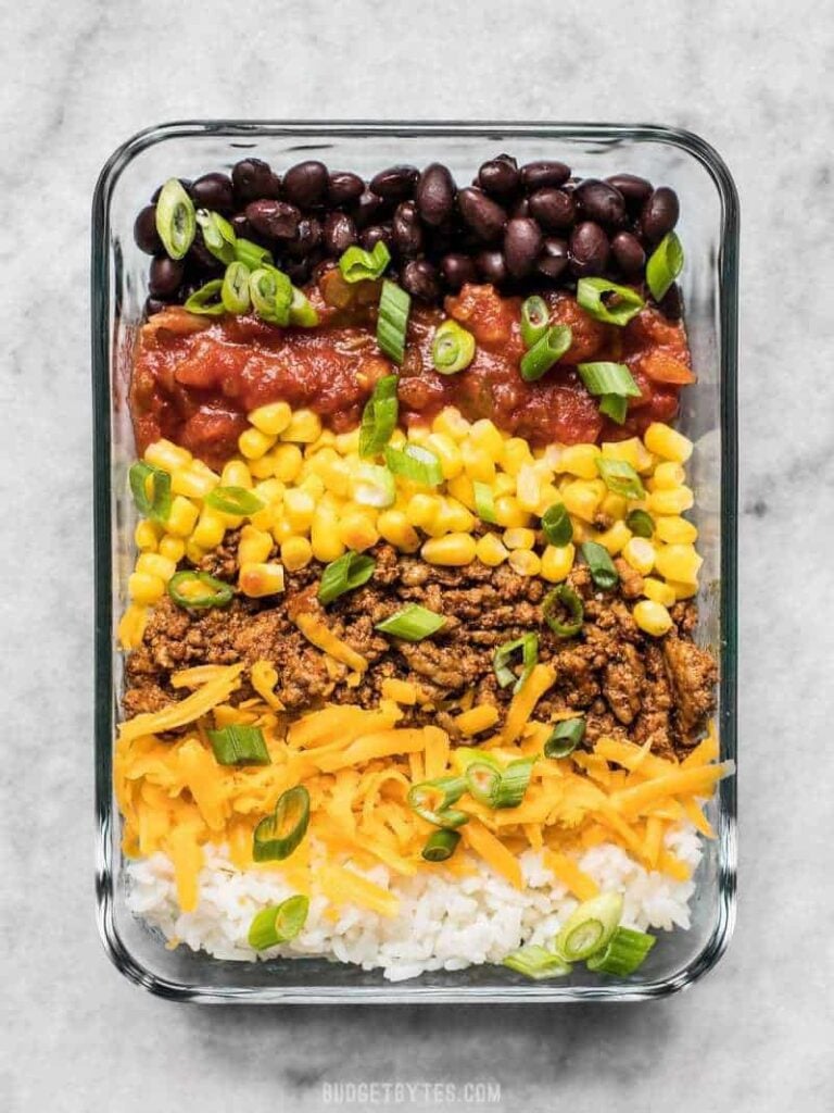 Easiest Burrito Bowl Meal Prep Budget Bytes