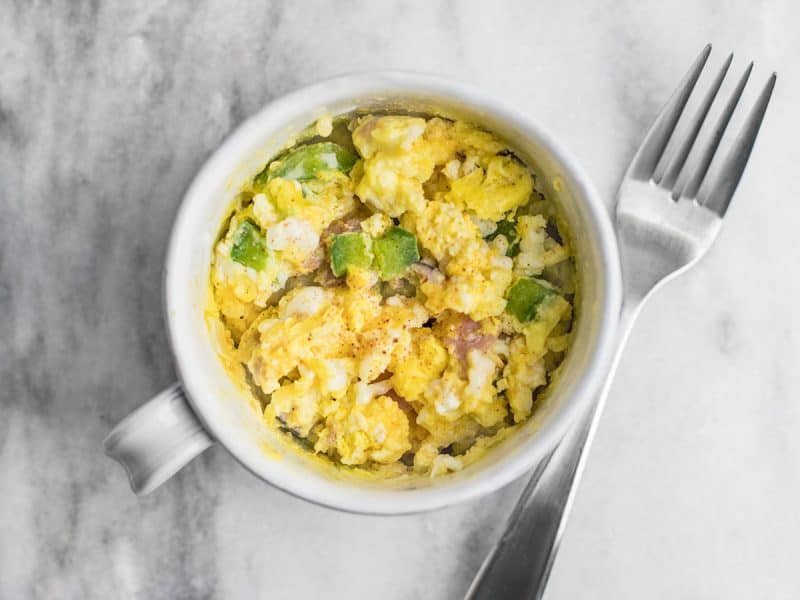 Easy Scrambled Eggs in a Mug