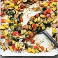 Roasted Summer Vegetables are the easiest side dish of the season and can be served as a simple side, or added to several other dishes to add color, flavor, texture, and nutrients. BudgetBytes.com