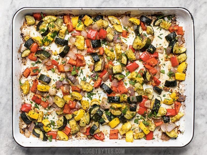 Summer Vegetables Baked in Parchment Paper