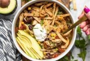 Slow Cooker Chicken Tortilla Soup