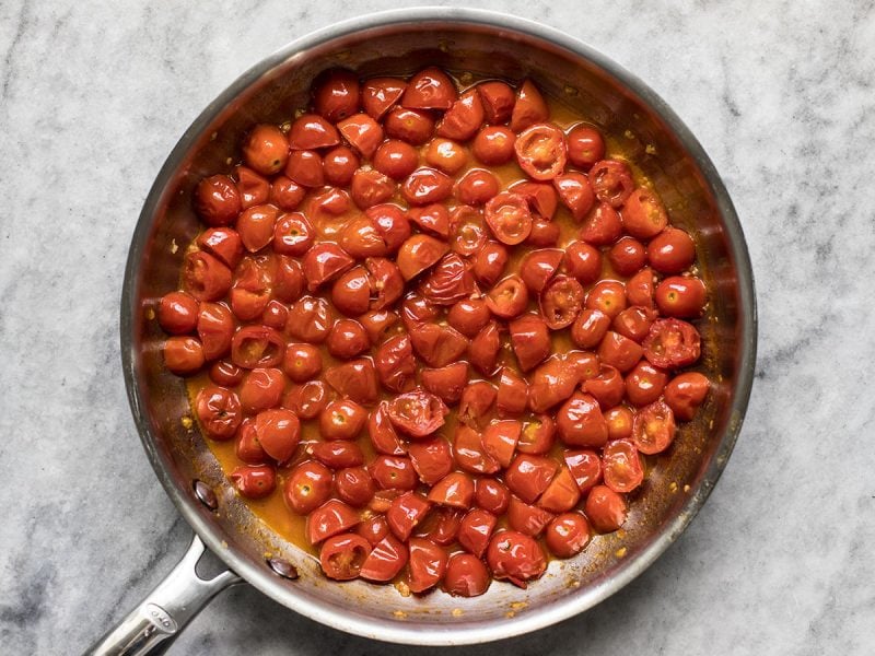 Simmered Grape Tomatoes