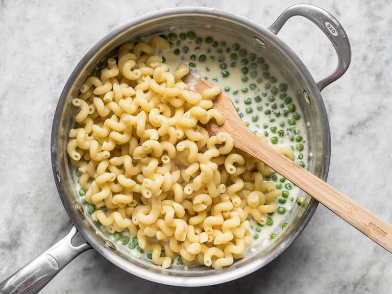 Add Cooked Pasta to skillet