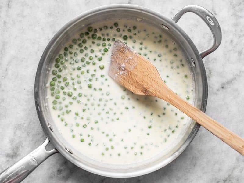 Add Half and Half to skillet