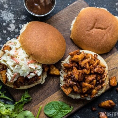 BBQ Tofu Sliders are an easy and inexpensive alternative to pulled meat sandwiches. With a simple and uncomplicated ingredient list, this is a tofu dish anyone can master! Budgetbytes.com
