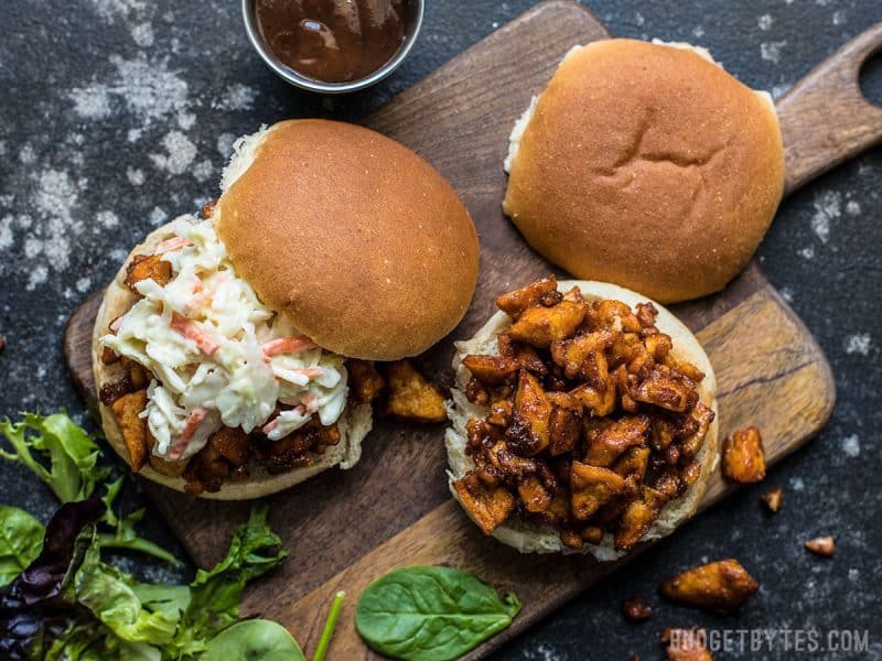 BBQ Tofu Sliders via Budget Bytes