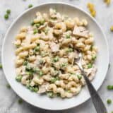 This quick and comforting Creamy Tuna Pasta with Peas and Parmesan is a fast and easy weeknight dinner that only requires a few simple ingredients. Budgetbytes.com