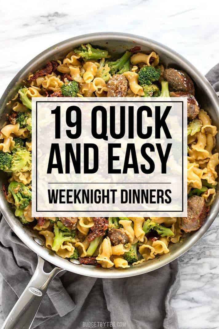 Quick & Easy Dinner Ideas - Budget Bytes