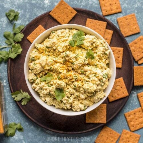 This cold, refreshing, and highly flavored Curried Tofu Salad is the perfect quick fix for summer or cold-pack lunch. Budgetbytes.com