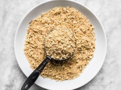 How to make breadcrumbs (and Italian breadcrumbs) from bread scraps for use in meatballs, meatloaf, breading fried food, or topping casseroles. Budgetbytes.com