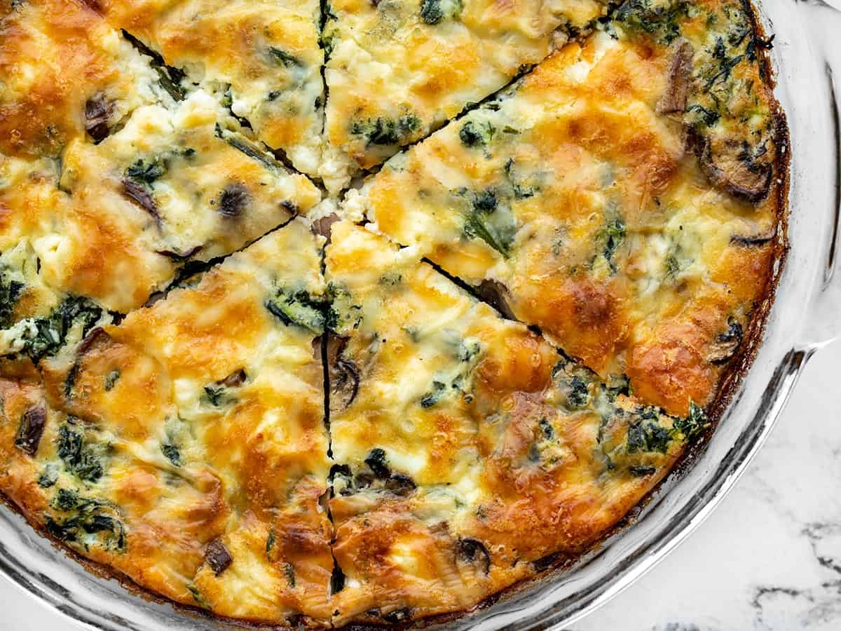 Baby meal prep! Sausage, spinach, and cream cheese quiche with