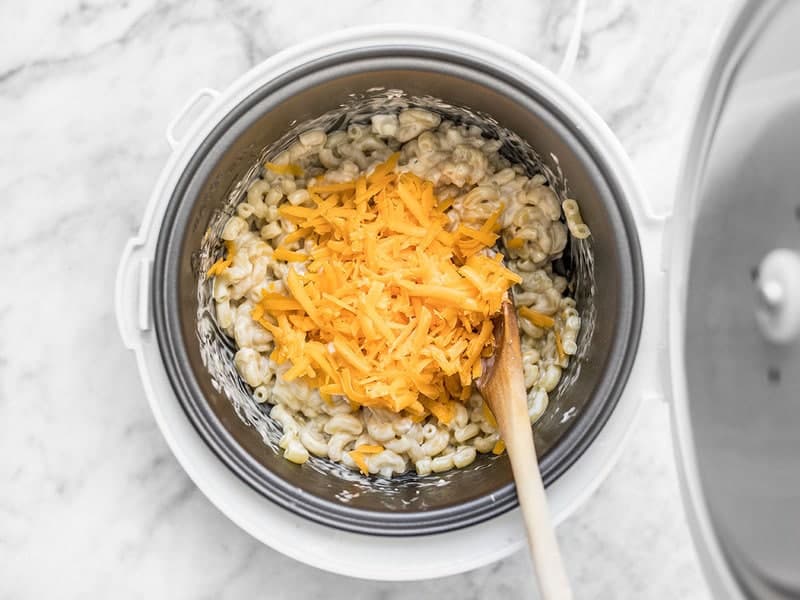 Add Cheddar to Rice Cooker