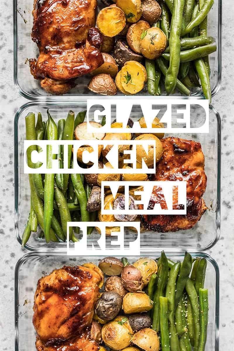 Take your meat and potatoes meal prep into the 21st century with this simple, yet elegant Glazed Chicken Meal Prep. Eating well has never been easier. Budgetbytes.com