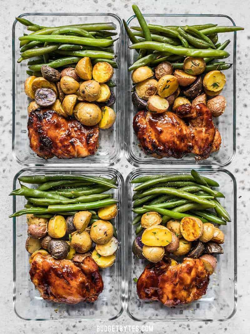 Easy Chicken and Vegetable Meal Prep - Budget Bytes