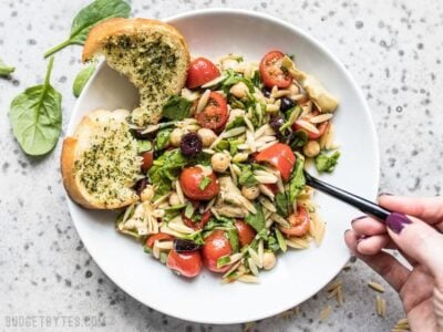 Filling enough to serve as a light meal, but light enough to act as an easy side dish, this Italian Orzo Salad is a versatile addition to your weekly meal prep. Budgetbytes.com