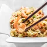 By adding a few extra ingredients to your rice cooker, you can cook an entire meal at once. This Teriyaki Shrimp and Rice is an easy and healthy alternative to take out. Budgetbytes.com