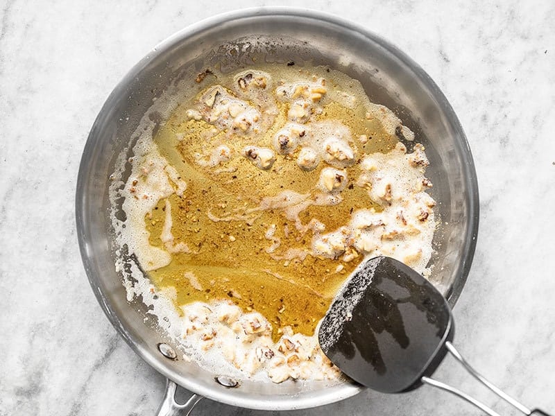 Browned Butter with Walnuts and Garlic