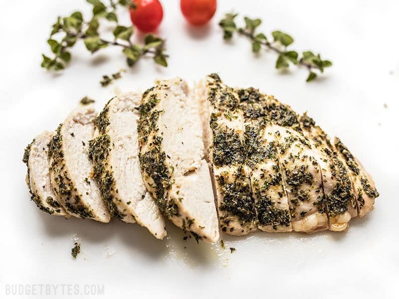 30-Minute Garlic Herb Baked Chicken Breast - Budget Bytes