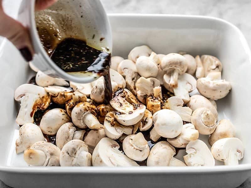 Ad Marinade to Mushrooms