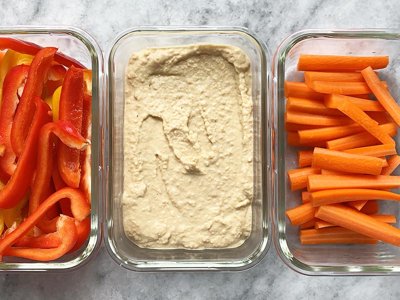 Hummus and Vegetables