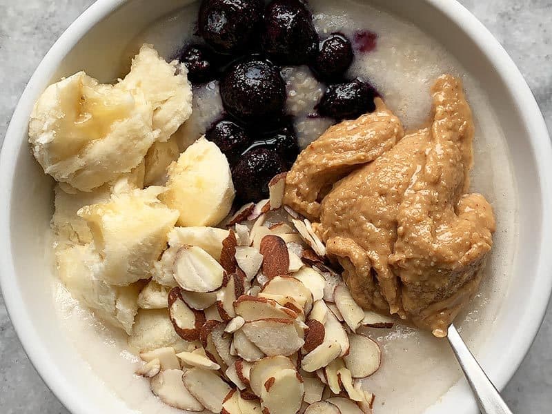 Oat Bran with Toppings