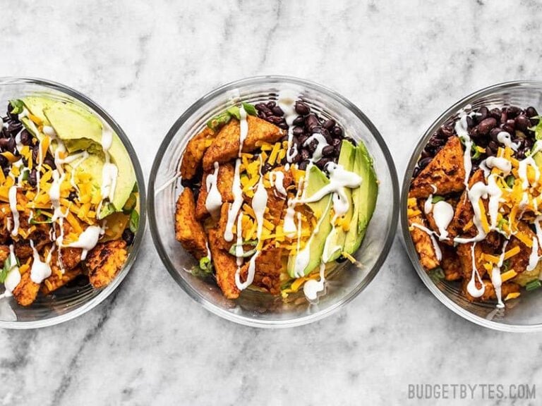 Sweet and Spicy Tempeh Bowls Budget Bytes