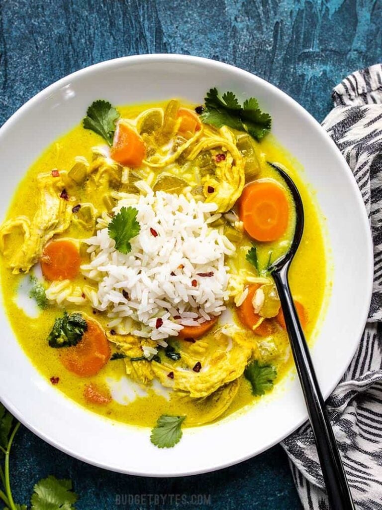 Coconut Turmeric Chicken Soup Budget Bytes