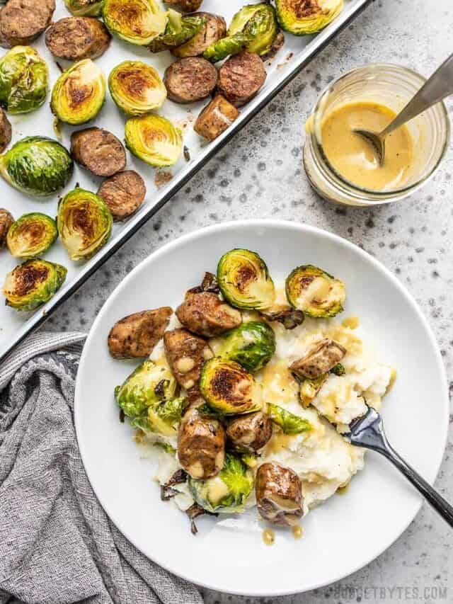 Roasted Brussels Sprout Bowls - Budget Bytes