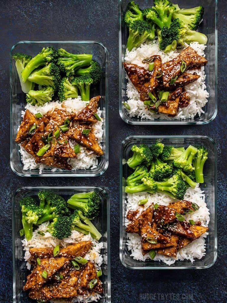 Sesame Tempeh Bowls Vegan Meal Prep Budget Bytes
