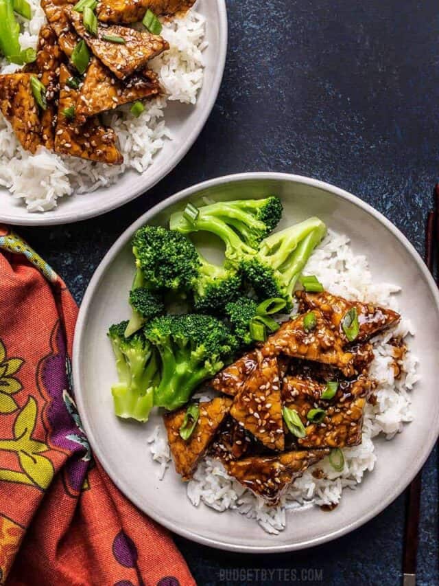 Sesame Tempeh Bowls Vegan Meal Prep Budget Bytes