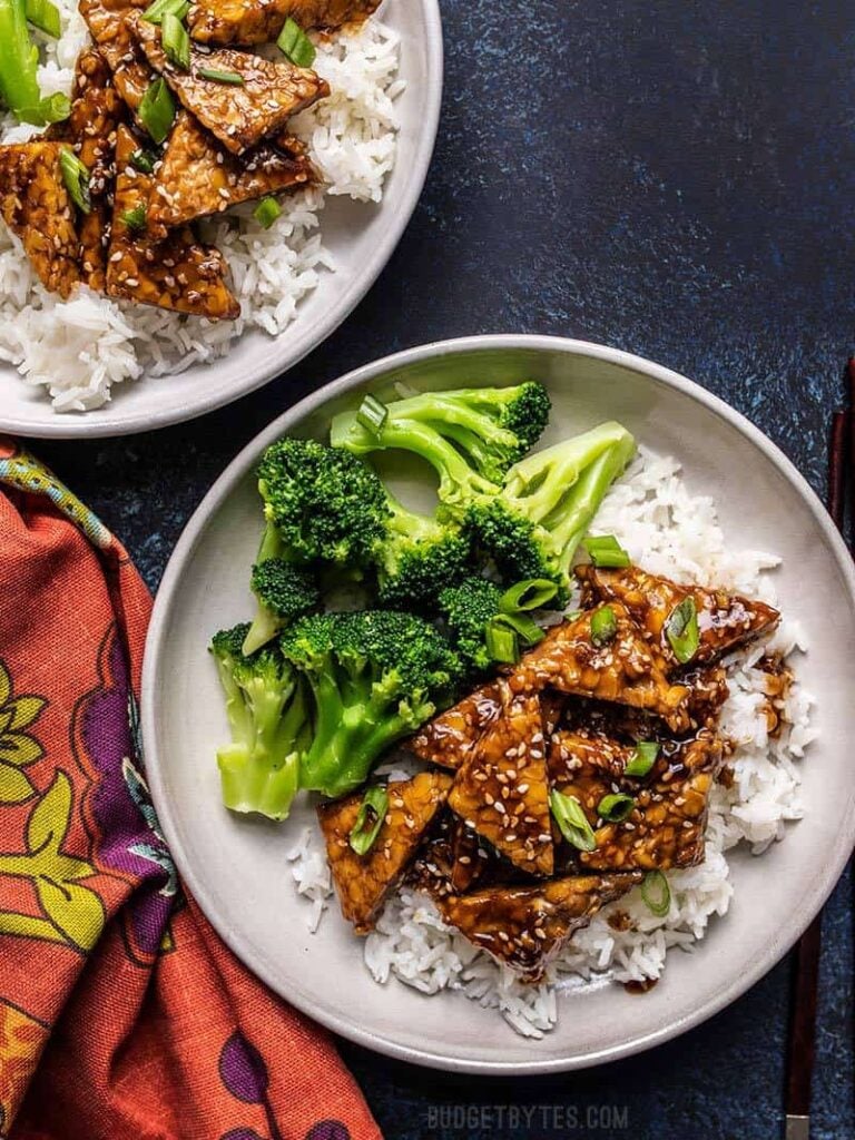 Sesame Tempeh Bowls Vegan Meal Prep Budget Bytes