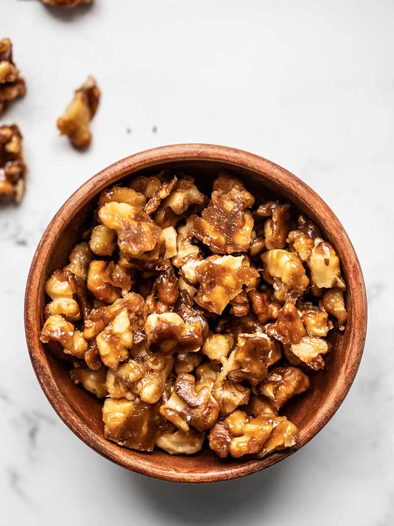 Small Batch Crunchy Candied Walnuts