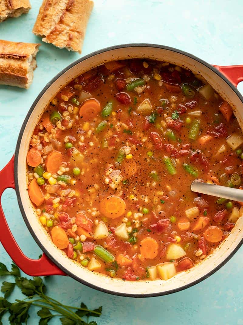 Vegetable Barley Soup Recipe - Budget Bytes