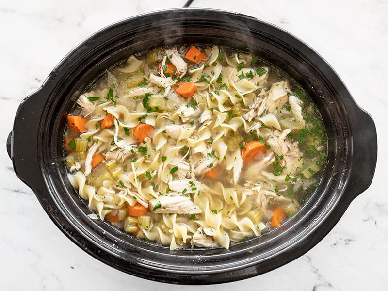 Slow Cooker Chicken Noodle Soup - Budget Bytes