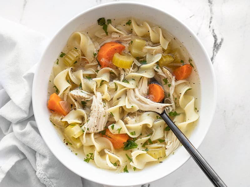 Chicken Noodle Soup (from scratch) - Budget Bytes