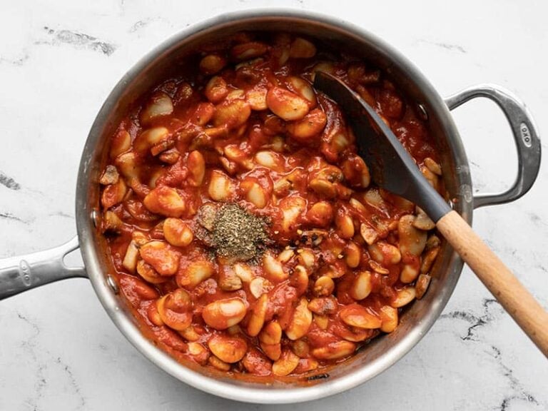 White Beans with Mushrooms and Marinara Budget Bytes