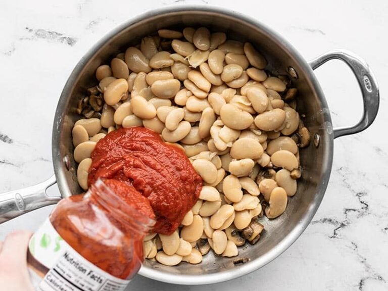 White Beans with Mushrooms and Marinara Budget Bytes